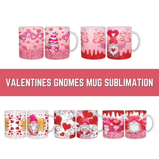 Valentines Gnomes Mug Sublimation - Svg Ocean