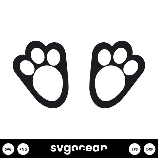 Bunny Feet Svg - Svg Ocean