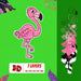 3D Flamingo SVG Bundle - Svg Ocean