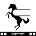 Monogram Horse Svg - Svg Ocean