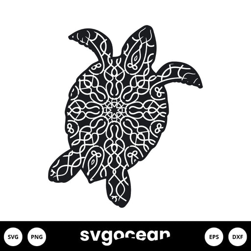 Mandala Turtle Svg - Svg Ocean