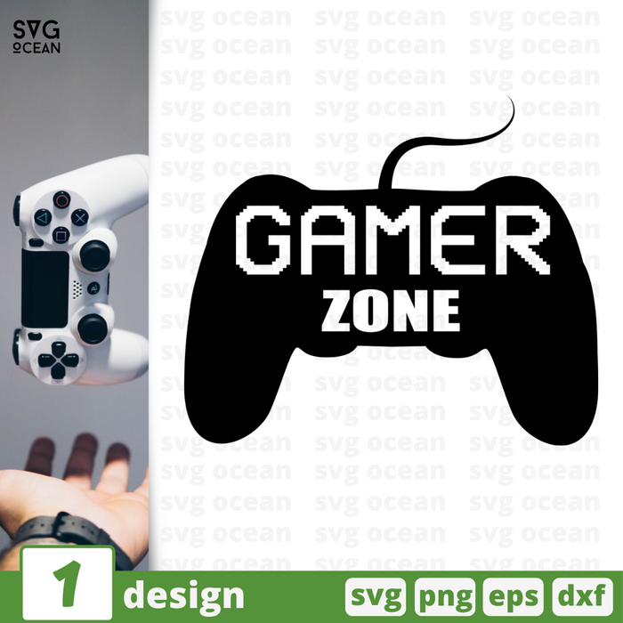 Gamer Zone SVG vector bundle - Svg Ocean
