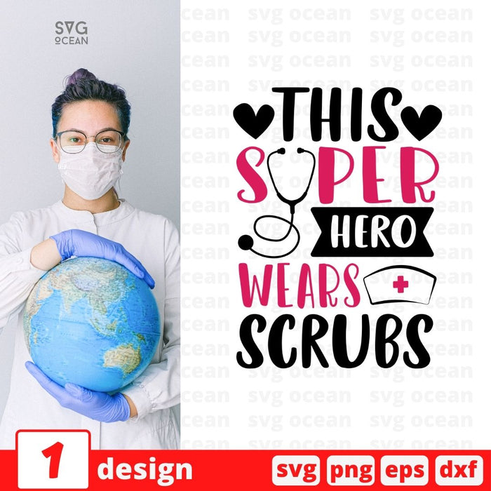 This super hero wears scrubs