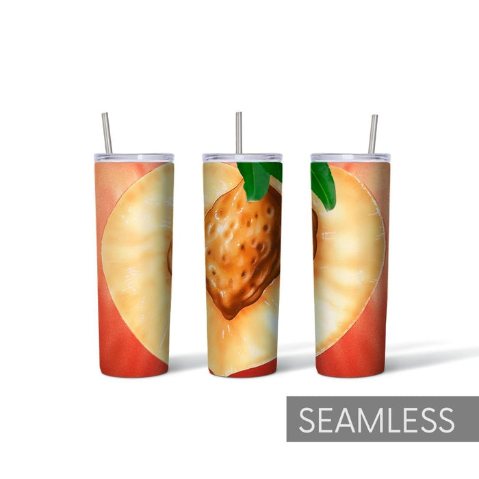 Peach Tumbler Sublimation