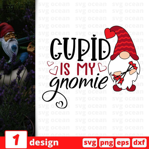 Cupid is my gnomie SVG vector bundle - Svg Ocean