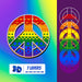 3D LGBT Rainbow Pacific SVG - Svg Ocean