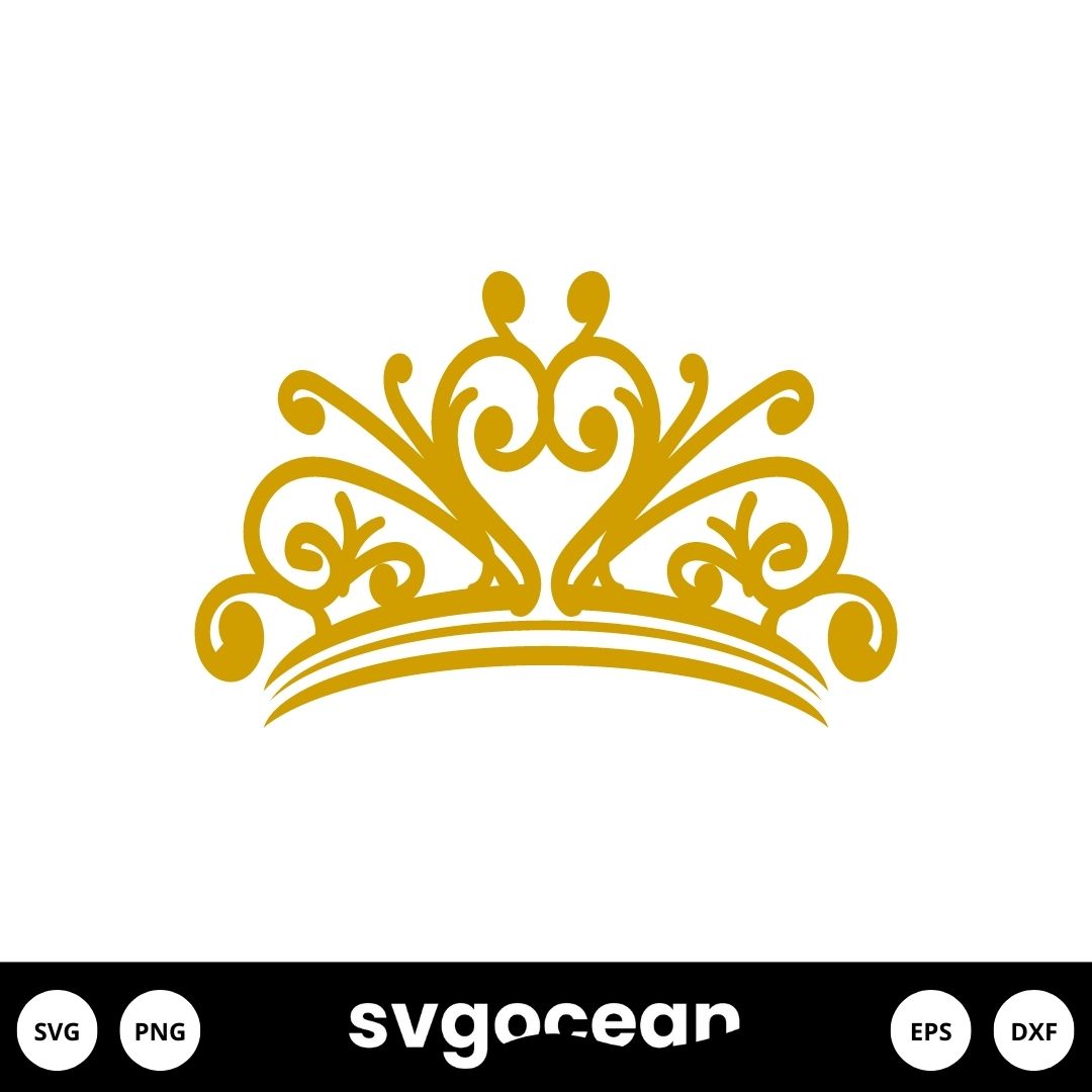 Free SVG Crown vector for instant download - Svg Ocean — svgocean