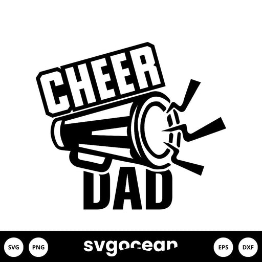 Cheer Dad Svg - Svg Ocean