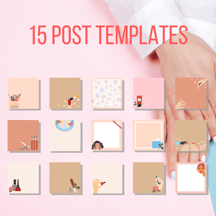 Manicure Instagram Highlight covers and templates