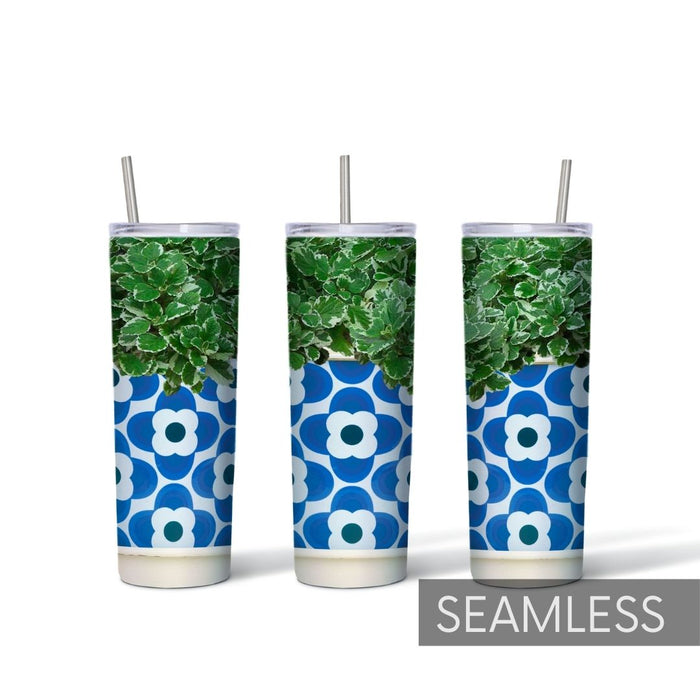 Flower Pot Tumbler Sublimation