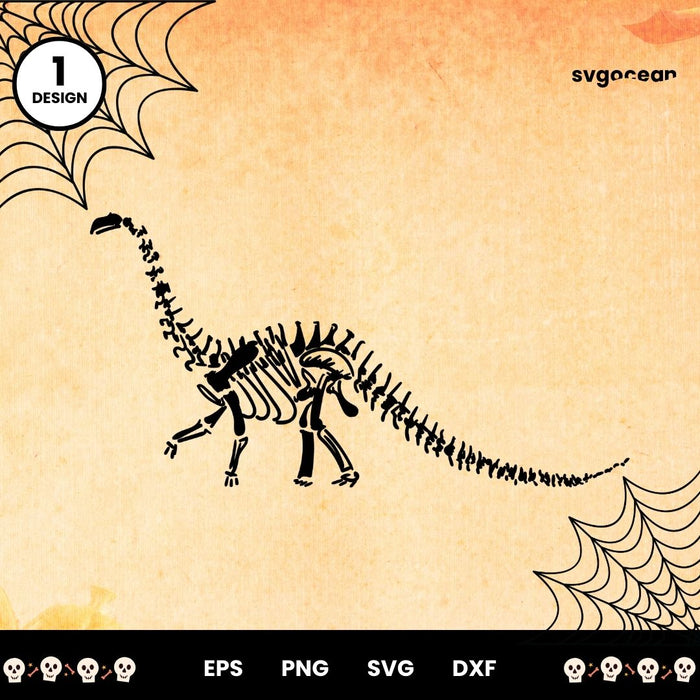 Dinosaur Skeleton Svg Bundle - Svg Ocean