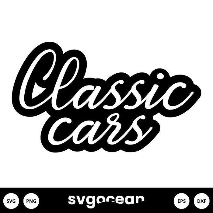 Classic Cars Svg - Svg Ocean