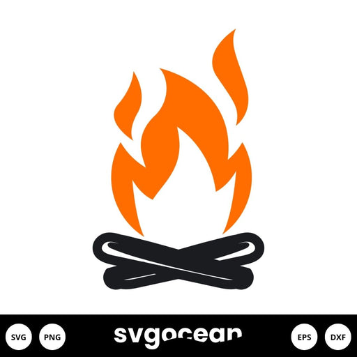 Campfire Svg - Svg Ocean