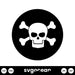 Skull And Crossbones Svg - Svg Ocean