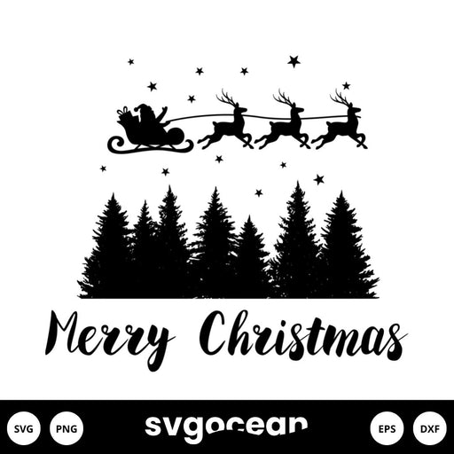 Christmas Scene Svg - Svg Ocean