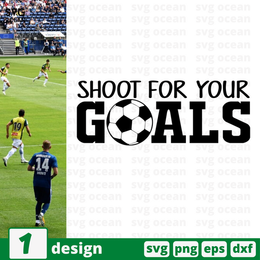 Shoot for your goals SVG vector bundle - Svg Ocean