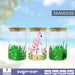 Flamingo Can Glass SVG - Svg Ocean