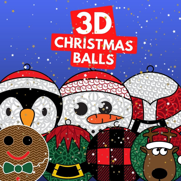 3D Christmas Balls SVG Bundle | vol. 2 - Svg Ocean