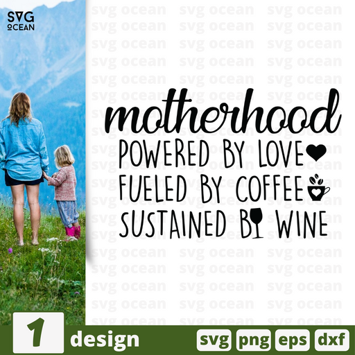 Free Motherhood quote SVG printable cut file Motherhood svg