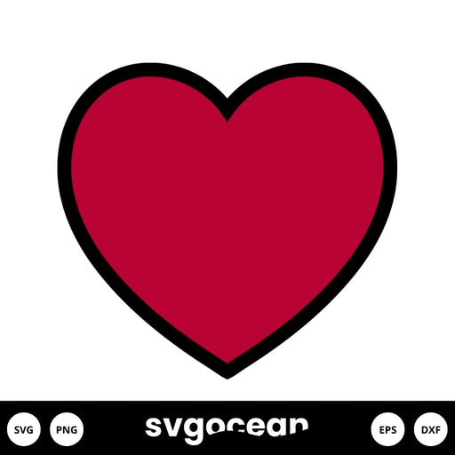 Svg Heart - Svg Ocean