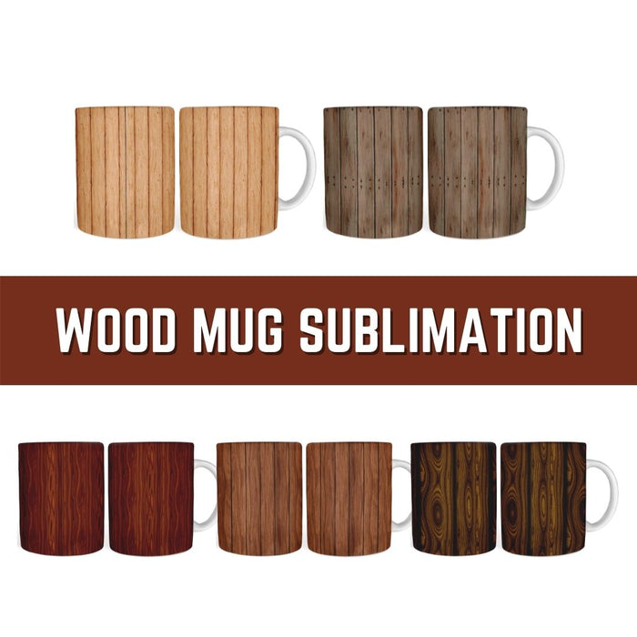 Wood Mug Sublimation - Svg Ocean