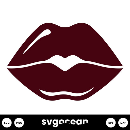 Kiss Lips Svg - Svg Ocean