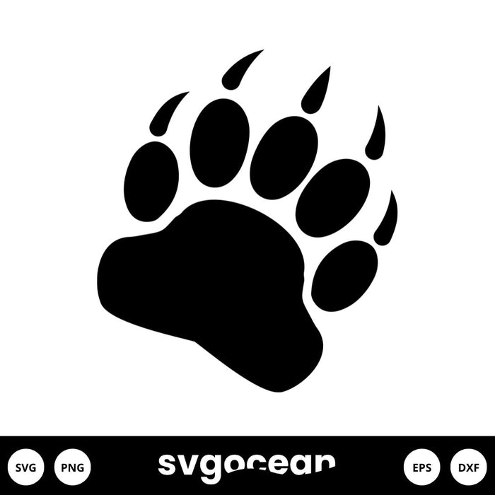 Bear Claw Svg - Svg Ocean