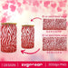 Red Leopard Glitter Glass Can Wrap Sublimation - svgocean