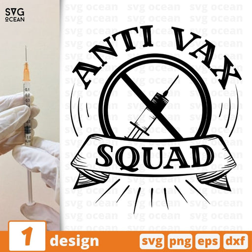Anti Vax Squad SVG vector bundle - Svg Ocean