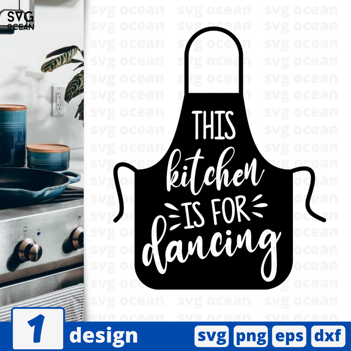 This kitchen is for dancing SVG vector bundle - Svg Ocean