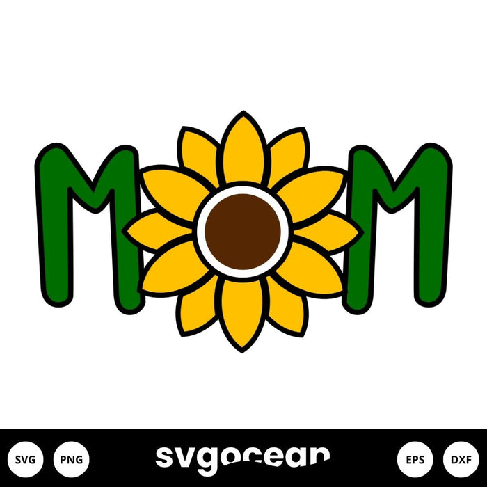Mom Sunflower Svg - Svg Ocean
