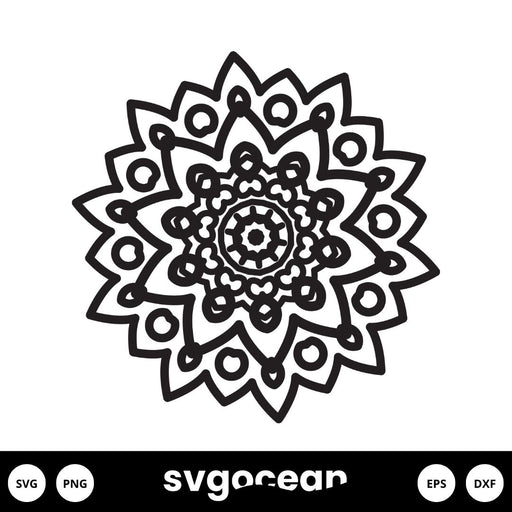 Flower Mandala SVG - Svg Ocean