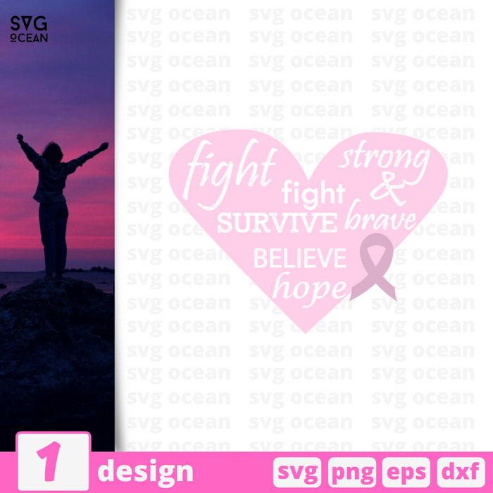 Fight cancer svg