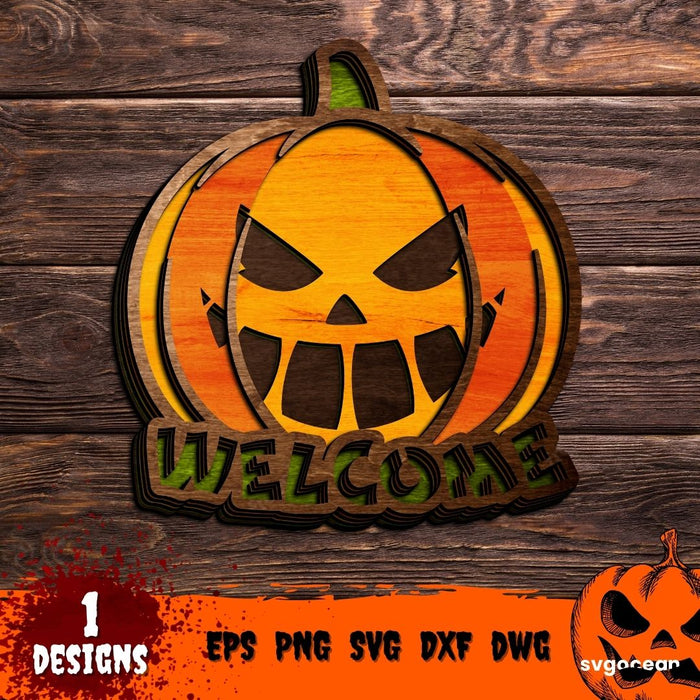 Halloween Welcome Sign Svg - Svg Ocean