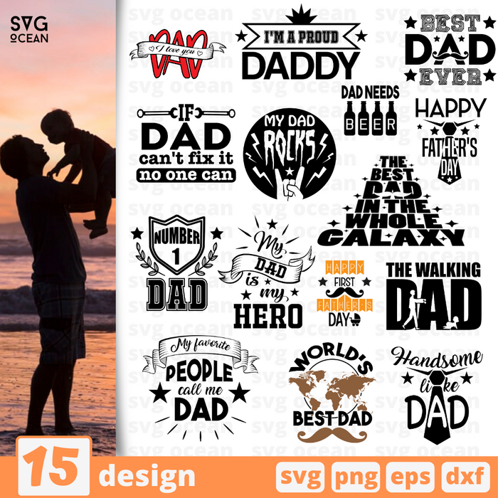 Fathers Day SVG Bundle