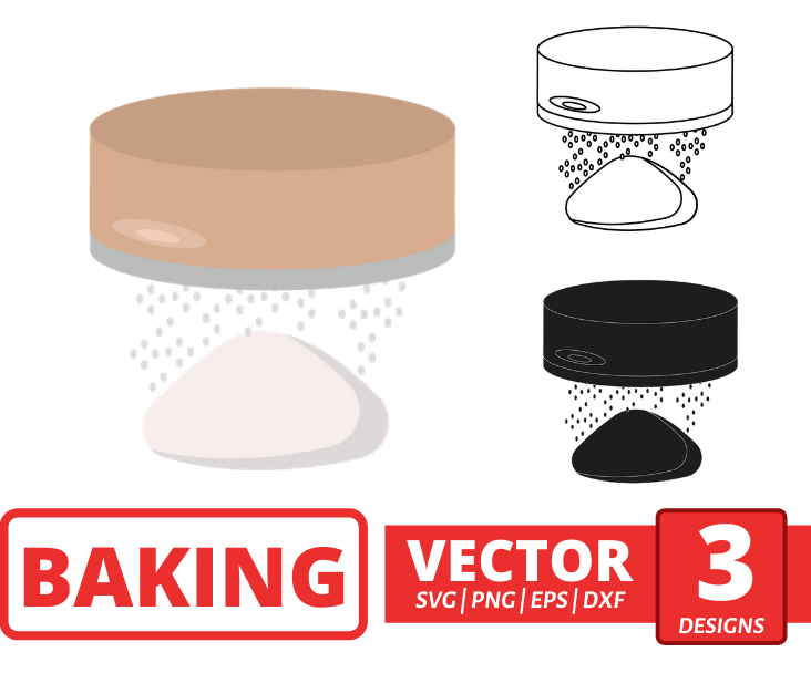 sieve flour clipart