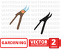 Gardening scissors svg