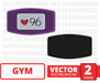 Heart rate monitor svg