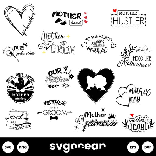 Mother's Day SVG Bundle - svgocean