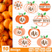 Halloween pumpkins monograms SVG vector bundle - Svg Ocean