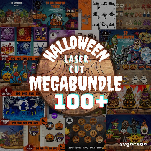 Halloween Laser Cut Bundle - Svg Ocean