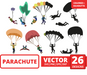 Parachute svg bundle