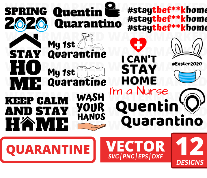 Quarantine SVG bundle vector  - Svg Ocean