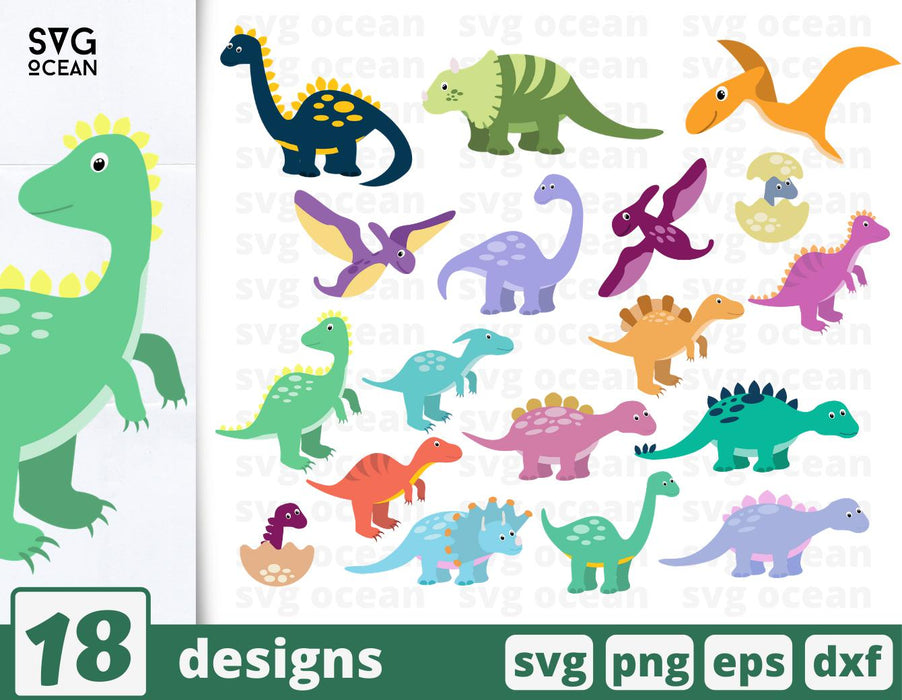 Dinosaurs svg bundle