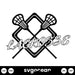 Lacrosse Sticks SVG - svgocean