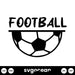 Half Soccer Ball SVG - svgocean