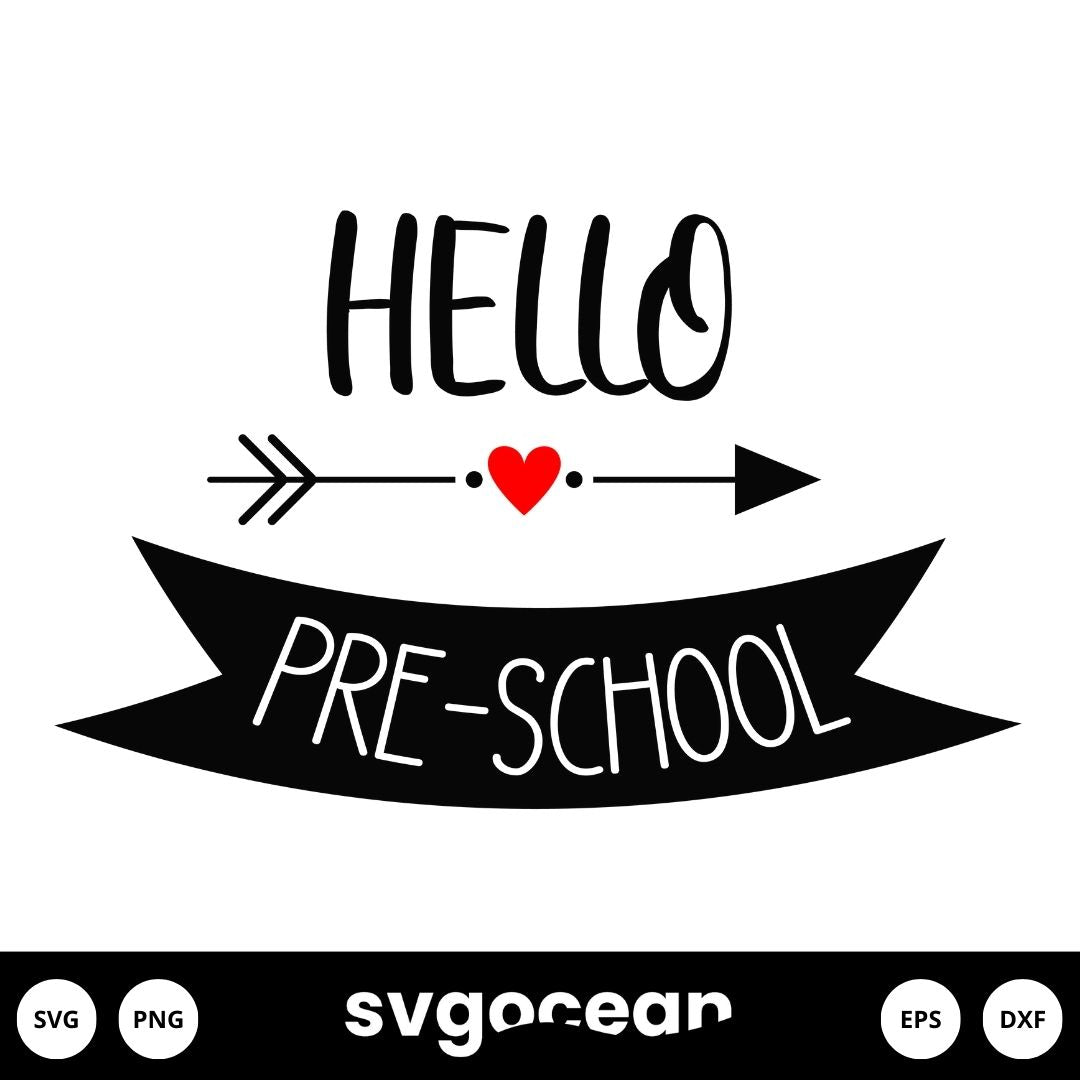 Pre School SVG vector for instant download - Svg Ocean — svgocean