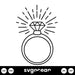 Wedding Ring SVG - svgocean