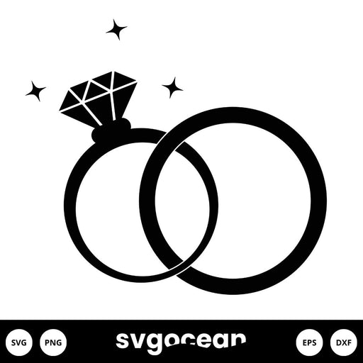 Wedding Bands SVG - svgocean