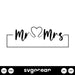 Mr And Mrs SVG - svgocean